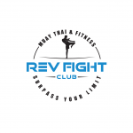 rev fight club emblem logo design
