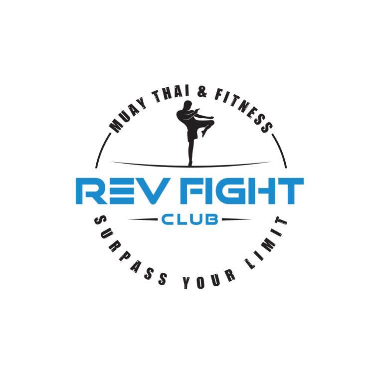 rev fight club emblem logo design