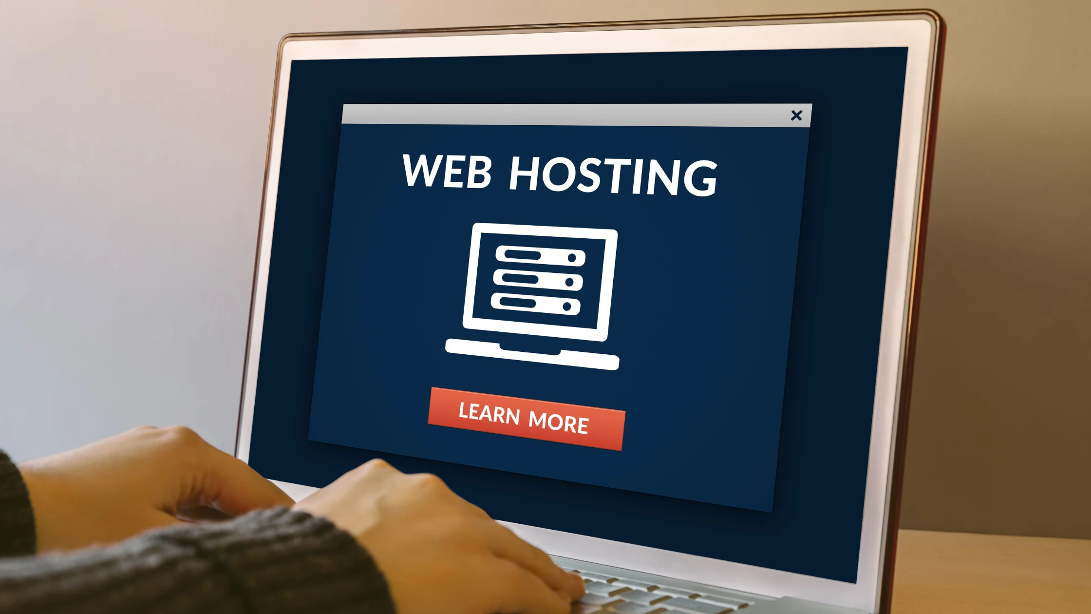 Web hosting for web building.